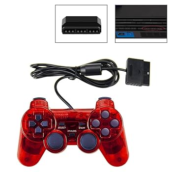 Amazon.com: Funcilit Wired Controller for PS2, Double Shock